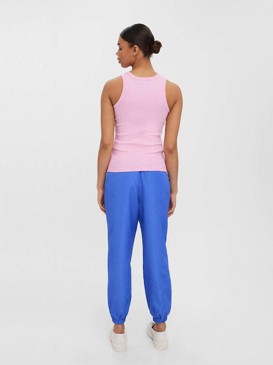 Vero Moda pentru Femei Bluză din Bumbac Fără mâneci Roz