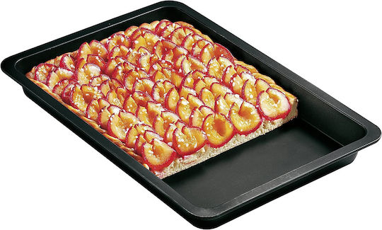 Zenker Backform Tarte Antihaftbeschichtung Schwarz Metallisch 42x29cm