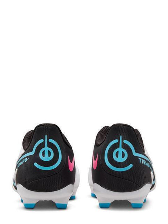 Legend 9 Club MG Kids Soccer Cleats & Shoes Molded White Black Baltic Blue Pink Blast