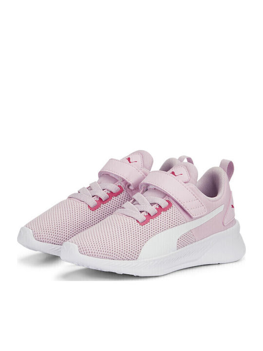 Flyer Kids Sports Shoes Running with Hoop & Loop Closure Pink