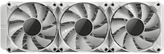 Darkflash DX-360 V2.6 Wasserkühlsysteme AIO CPU mit 3 Lüfterabmessung 120mm und ARGB Beleuchtung Weiße