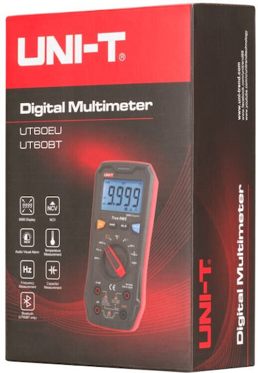 Uni-T Ψηφιακό Πολύμετρο με Καπασιτόμετρο True RMS με Μέτρηση AC / DC UT60EU