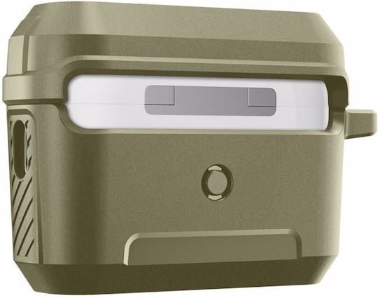 Spigen ACS05911 Plastic Case with Keychain Vintage Khaki for Apple AirPods Pro