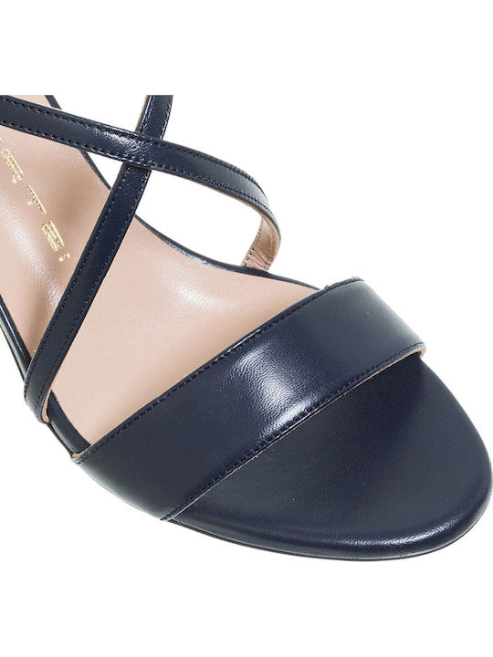Leder Sandalen Marineblau