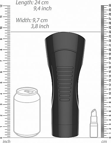 Shots Self Lubrication Easy Grip Masturbator Butt 3019-1882