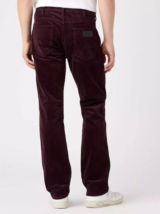 Wrangler Greensboro 803 Pantaloni pentru bărbați Elastice cu Croială Normală Fudge