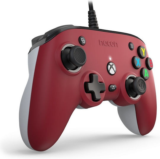 Nacon Pro Compact Жично Геймпад за PC / Xbox One / Xbox Series Червен