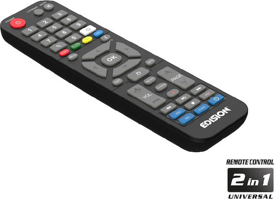 Edision Satellite Decoder Picco S2 Pro 01-07-0028 Full HD (1080p) DVB-S2 with PVR Recording Function and Built-in Wi-Fi in Black Colour