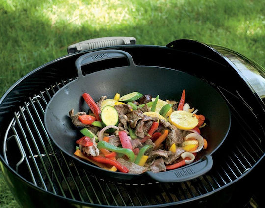 Weber Compact Stainless steel Charcoal Grill Kettle with Lid 47cmx47cm