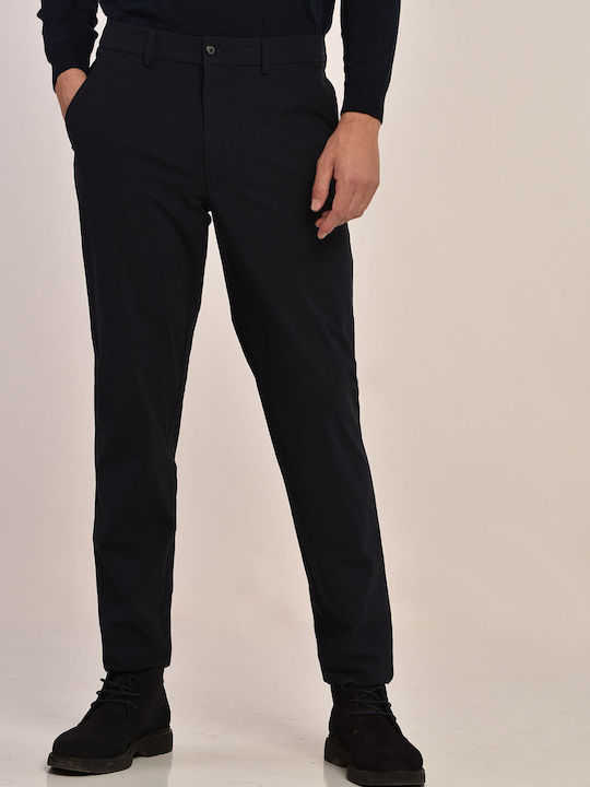 Trousers four way stretch slim fit Hiltl Dark Blue POLYAMID Monochrome Evening, ALL DAY, CASUAL, BUSINESS