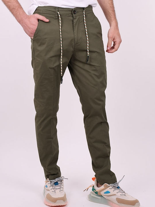 Hose Stoff Chino Tasche khaki Khaki