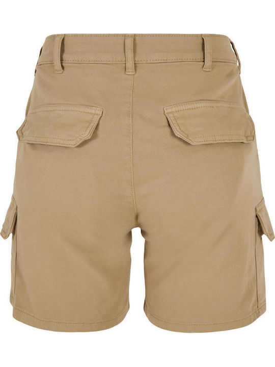 TB3431 Women's High-waisted Shorts Beige