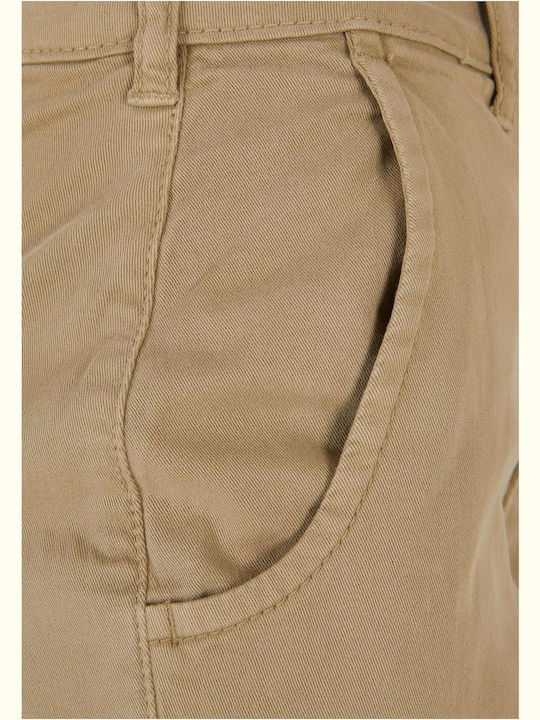 TB3431 Women's High-waisted Shorts Beige