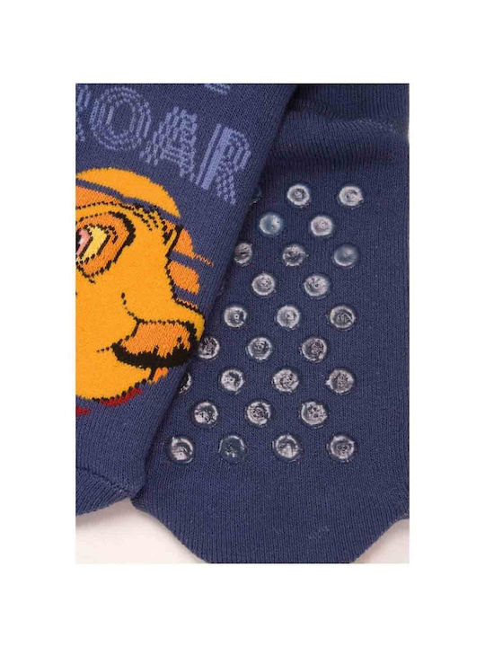 Cimpa Non-slip Kids' Long Socks Lion King Multicolored 3 Pairs