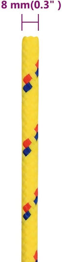 vidaXL Σχοινί Gestrickt 8mm 100m Polypropylen