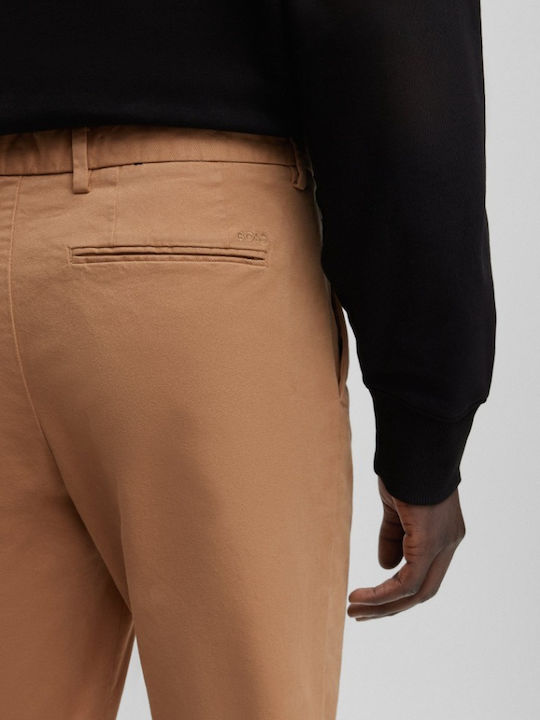 Kaito1 Herrenhosen Chinos Elastisch Schlank Passform Beige