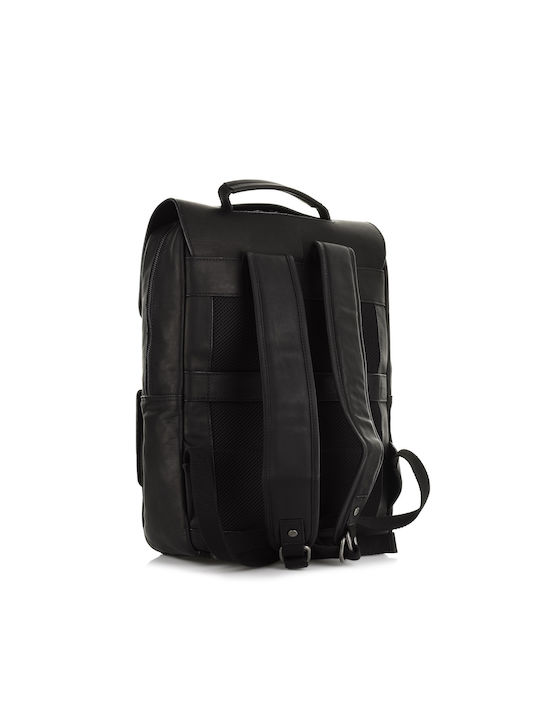 The Chesterfield Brand Malta Men's Leather Backpack Black 12.3lt