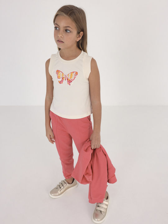 Mayoral Kids Blouse Sleeveless Beige