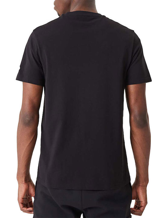 New Era Script Brooklyn Herren Sport T-Shirt Kurzarm Schwarz