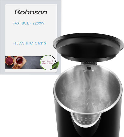 Rohnson Бързовар 1.5л 2200W Черен