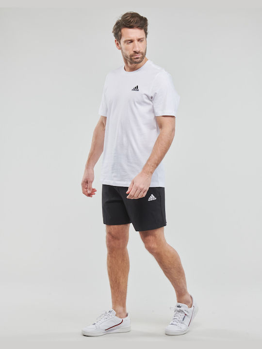 Adidas Αθλητικό Ανδρικό T-shirt Λευκό με Στάμπα
