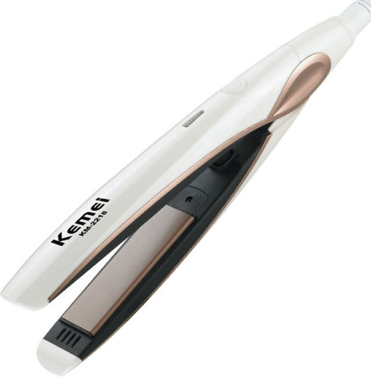 Kemei KM-2218A KM-2218A Hair Straightener with Ceramic Plates