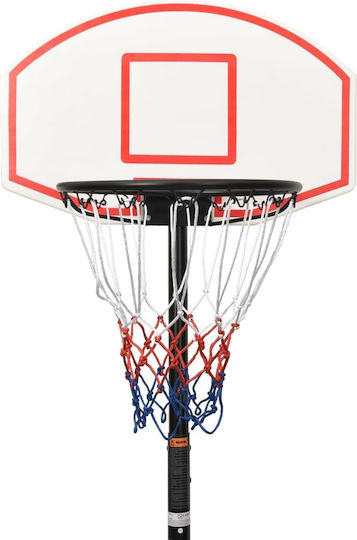 vidaXL Adjustable Baskelball Hoop with Stand 216-250cm