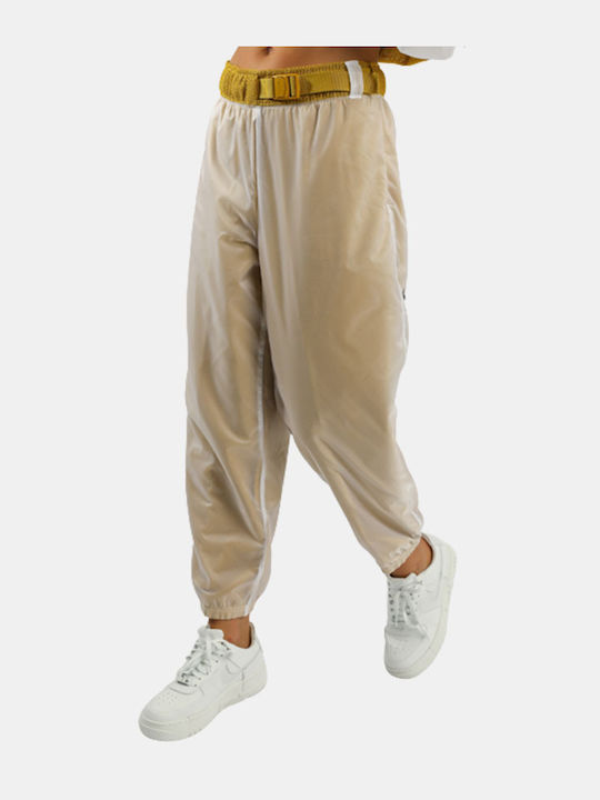 Sportswear High Waist Sweatpants Jogger Yellow