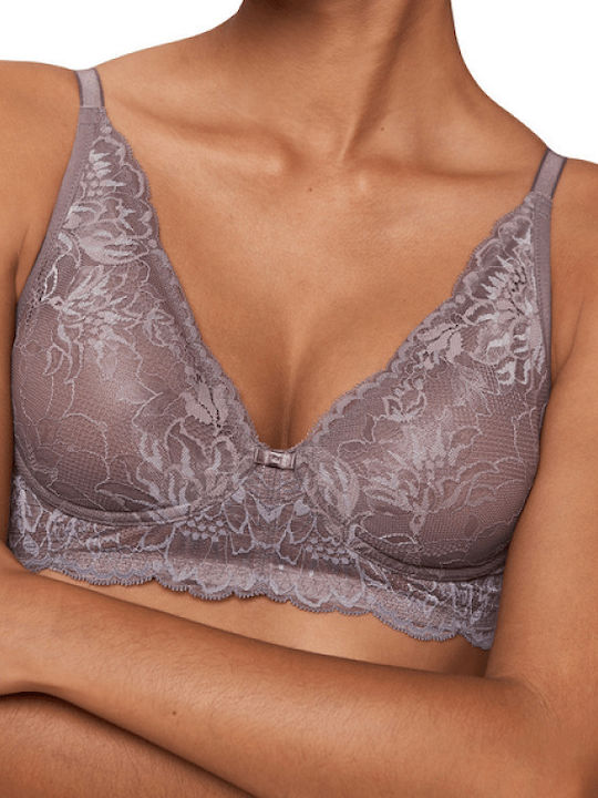 Amourette Charm Conscious Bra without Underwire Brown melange