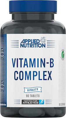 Applied Nutrition Vitamin-B Complex Vitamin for Energy, Immune System Boost & Nervous System 90 tabs