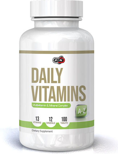 Pure Nutrition Daily Vitamins Мултивитамин 100 Таблетки