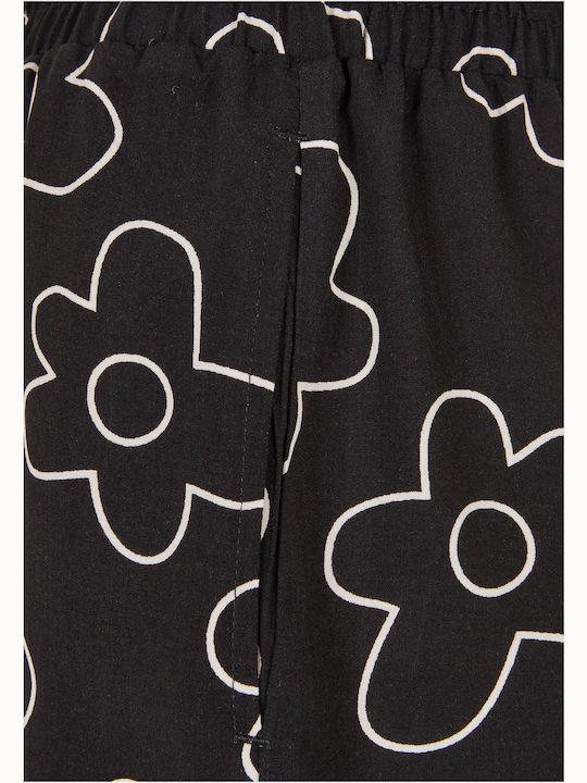 TB3435 Femei Pantaloni scurți Beige Flower