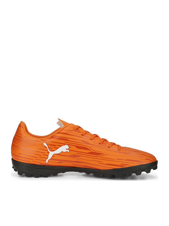 PUMA Rapido III Football Shoes with Molded Cleats Orange