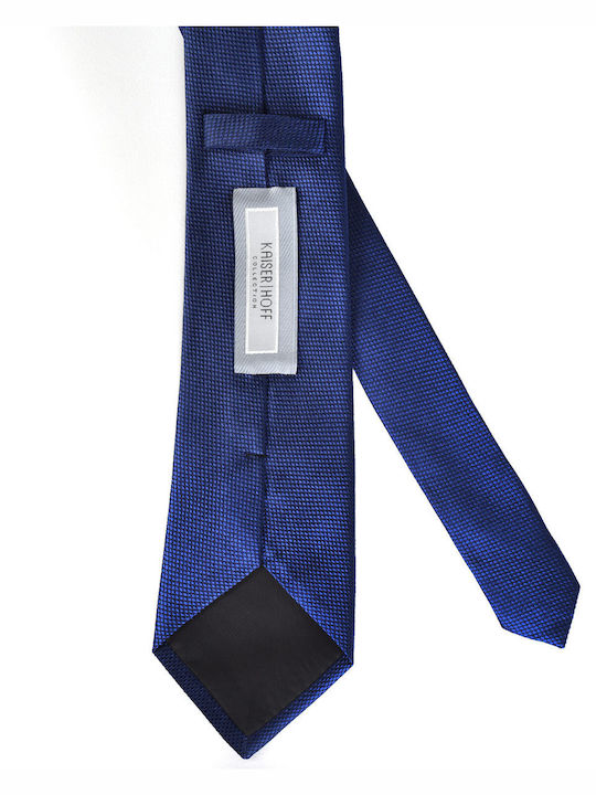 Twill tie with small pattern Kaiserhoff Blue SMALL PATTERN