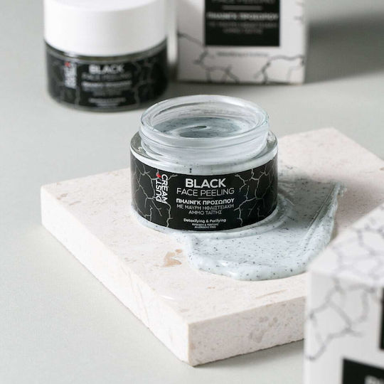 Dust+Cream Face Scrub Cream with Tahitian Black Volcanic Sand 50ml