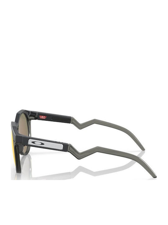 Oakley HSTN Men's Sunglasses with Black Plastic Frame and Red Lens OO9242-02