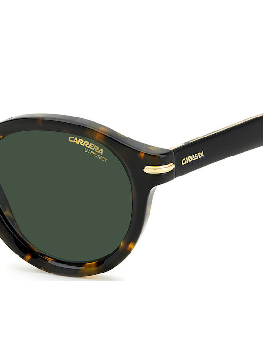 Carrera Unisex Γυαλιά Ηλίου με Καφέ Ταρταρούγα Κοκκάλινο Σκελετό και Γκρι Φακό 306/S 086/QT