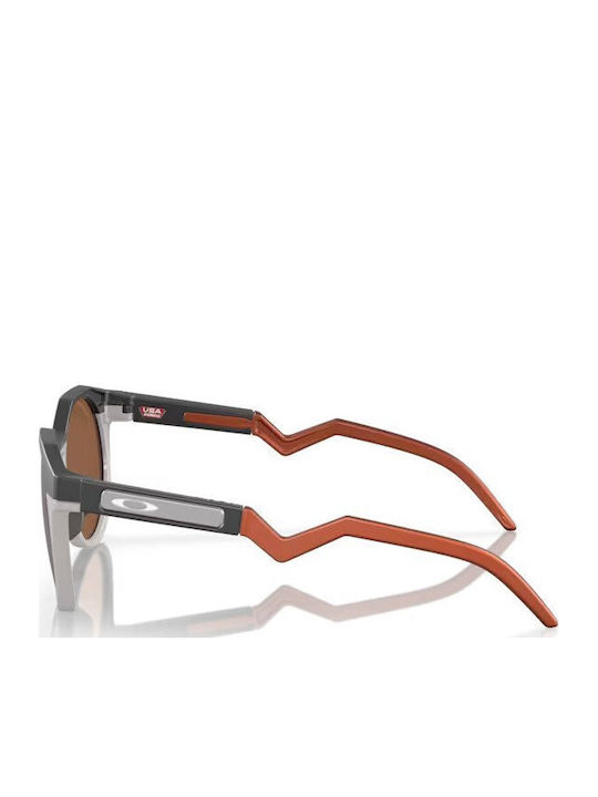 Oakley HSTN Men's Sunglasses with Multicolour Plastic Frame and Brown Lens OO9242-06