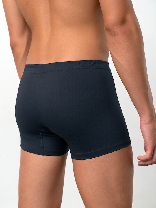 Ανδρικά Μποξεράκια Μπλε με Σχέδια 2Pack