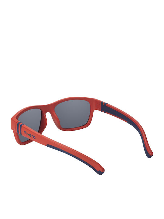 Micro Square Kids Sunglasses with Polarized Red Lens