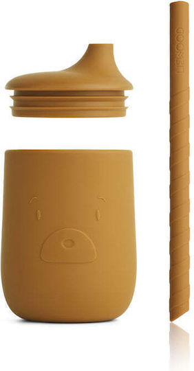 Liewood Baby Cup Ellis Mr Bear made of Silicone Beige 230ml