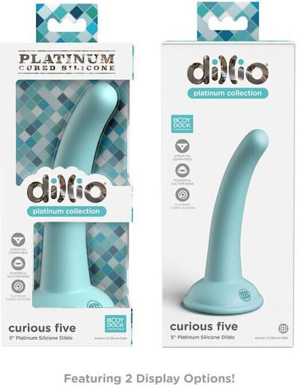 Pipedream Curious Five Realistisches Dildo Mit Saugnapf Teal 13cm