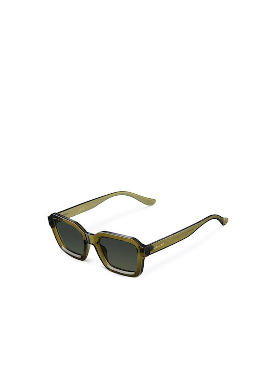 Meller Nayah Sunglasses with Moss Olive Plastic Frame and Green Polarized Lens NAY-MOSSOLI