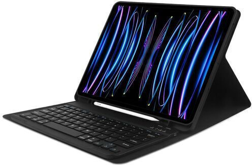 Tech-Protect SC Pen Hybrid Klappdeckel mit Tastatur im Englisch US Schware (iPad Pro 2020 12,9 Zoll / iPad Pro 2021 12,9 Zoll / iPad Pro 2022 12,9 Zoll) TPSCPIPP129B