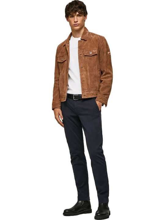 Charly Παντελόνι Chino σε Slim Εφαρμογή Navy Μπλε