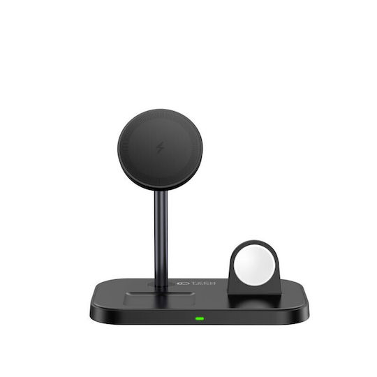 Tech-Protect Wireless Charger (Qi Pad) and Cable USB-C Blacks (QI15W)