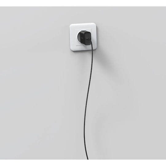 Ugreen Charger Without Cable with USB-C Port 18W Power Delivery Blacks (CD137)