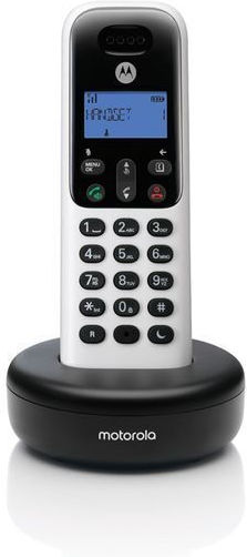 Motorola T501+ Ασύρματο Τηλέφωνο με Ελληνικό Μενού Λευκό