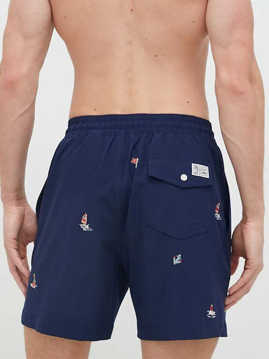 Ralph Lauren Ανδρικό Μαγιό Σορτς Navy Μπλε