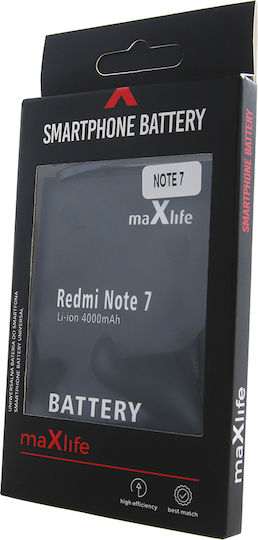 Maxlife BN4A Συμβατή Μπαταρία Αντικατάστασης 4000mAh για Redmi Note 7